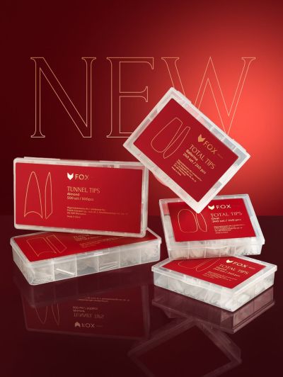 Гелови типсове F.O.X Total tips Oval 240/pcs/box