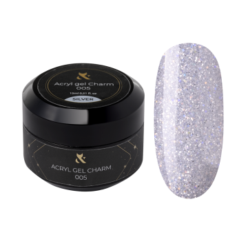 Акрил гел Charm 005 silver -15мл