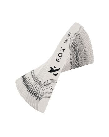 F.O.X Nail File Half moon 150/180-25бр.