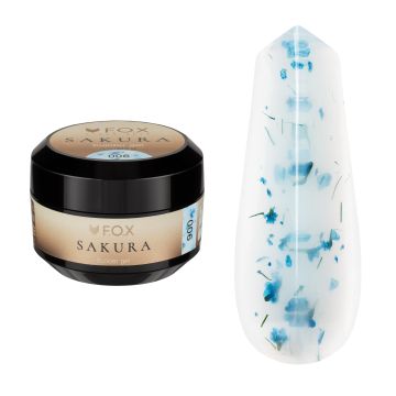 Изграждащ гел F.O.X Builder gel Sakura 006, 15 ml