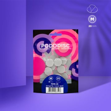 Сменяеми полиращи файлове за педикюрен диск PODODISC M EXPERT 15, 25 бр.