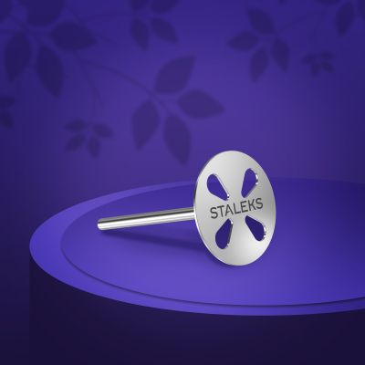 Удължен педикюрен диск PODODISC M EXPERT + комплект еднократни файлове 180 grit, 5 бр. / 20 мм