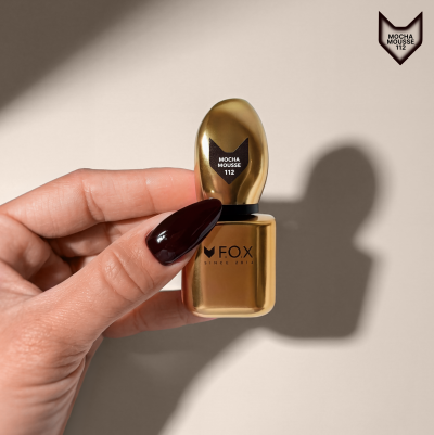 F.O.X Гел лак Mocha Mousse 112, 9 ml